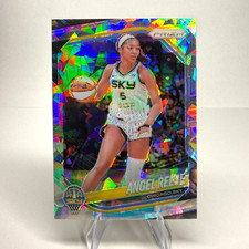 2025 Panini Prizm WNBA Angel Reese #92 Crack Ice Chicago Sky