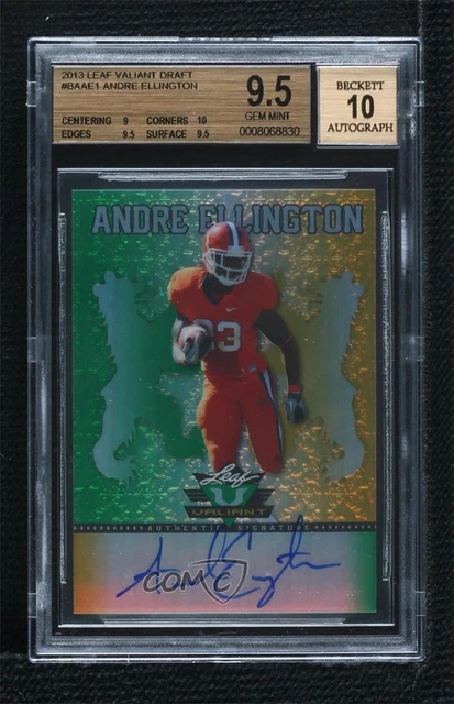2013 Leaf Valiant Andre Ellington #BA-AE1 Rookie Auto RC 0s3
