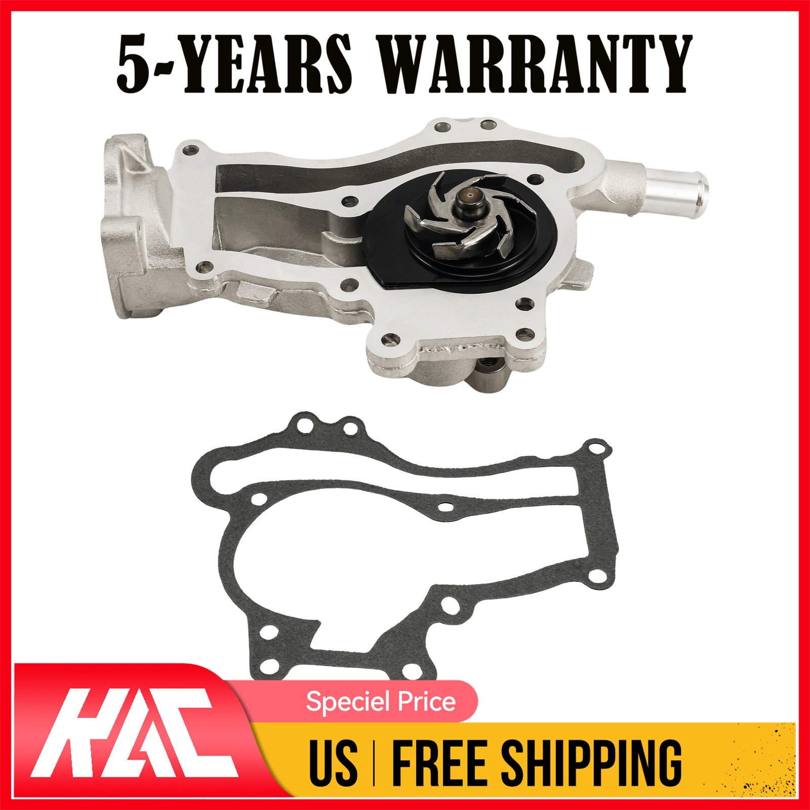 Water Pump for 11-15 Chevy Cruze 1.4T 15-20 Chevy Trax 17-19 Buick Encore AW6662