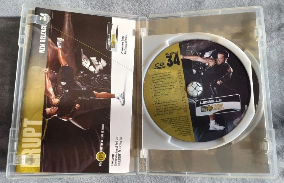 Les Mills Body Combat No34 CD&DVD&Corio text a5 - Photo 3/4