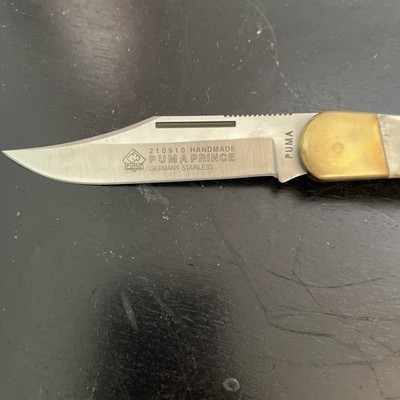 Puma Prince 210910 Stainless Folding Pocket Knife With Stag Grip