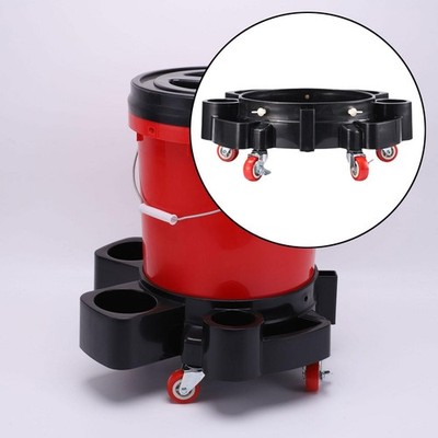 Generic Bucket Trolly Car Cleaning Container Portable Sturdy Car Wash Bucket