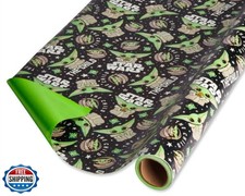 American Greetings Star Wars Mandalorian Wrapping Paper, The Chil