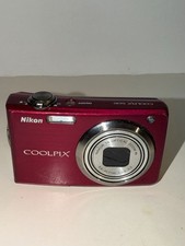 Nikon Coolpix S630 Digital Camera Pink Ruby 12.0MP w/ Box Charger Battery-WORKS