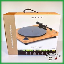 House of Marley Stir It Up Lux Bluetooth Turntable Glass Platter Belt Drive
