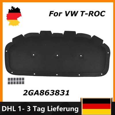 Motorhaubendämmung Dämmmatte für VW T-ROC A11 D11 ab 2017 mit Clips 2GA863831 DE