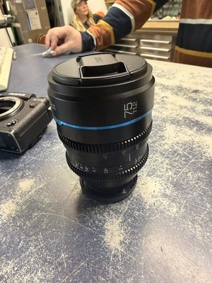 SIRUI Night Walker 75mm T1.2 S35 Telephoto Cine Lens for X Mount, Black