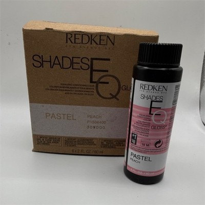 Redken Shades EQ Gloss Peach Hair Dye 6x2 fl oz Liquid Hair Color retired color 