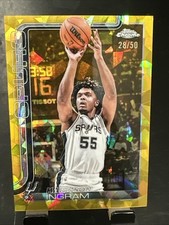 2025-26 Topps Chrome Sapphire Edition - Harrison Ingram #222 Gold /50 Spurs