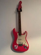 Encore Pink Stratocaster Electric Guitar