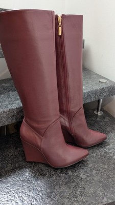 Buffalo Stiefel Keilstiefel Boots Damen Leder