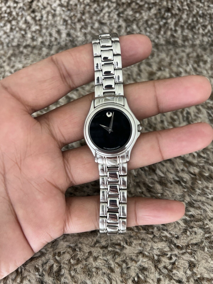 Movado Museum Ladies Watch silver vintage | eBay display picture 3