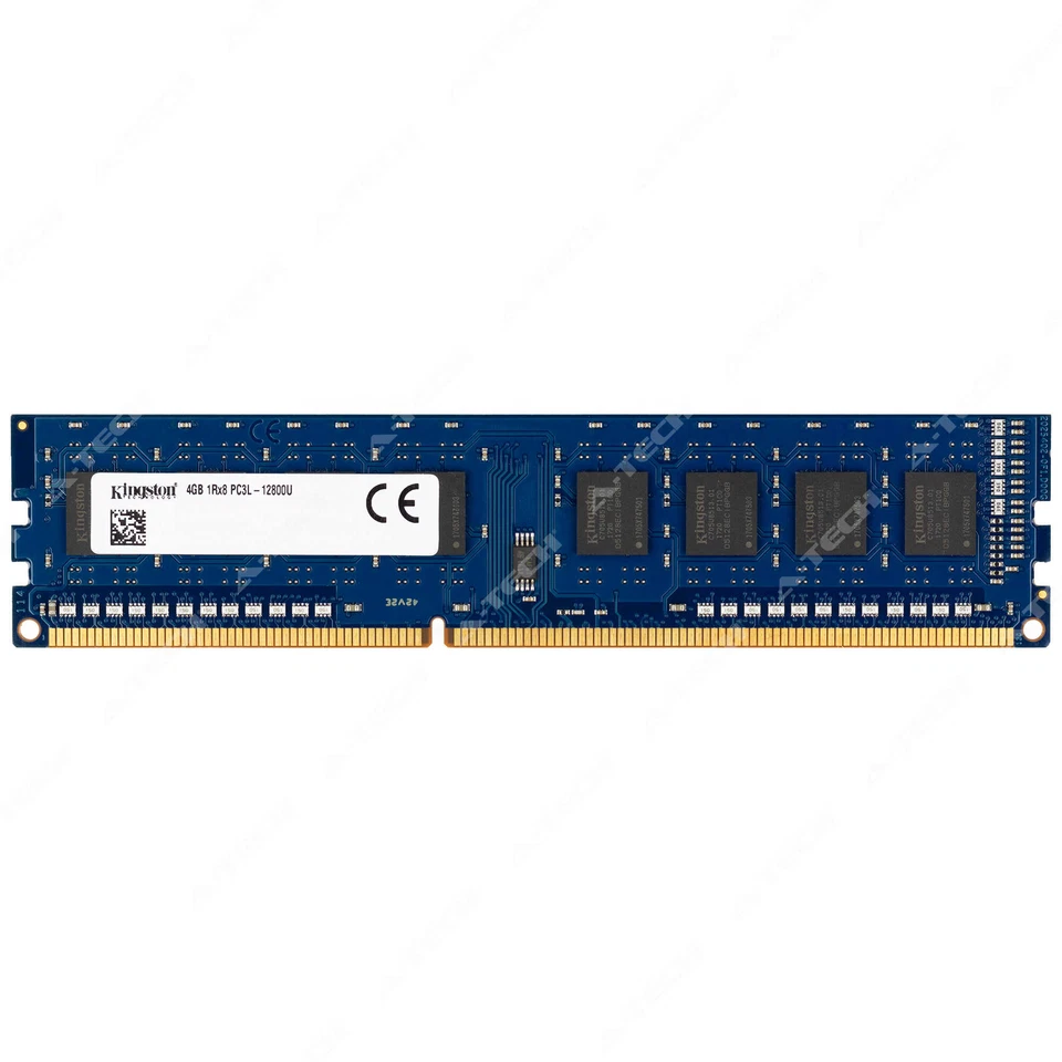 Kingston 4GB 1Rx8 PC3L-12800U DIMM DDR3L 1600 Non-ECC 240-Pin Desktop Memory RAM