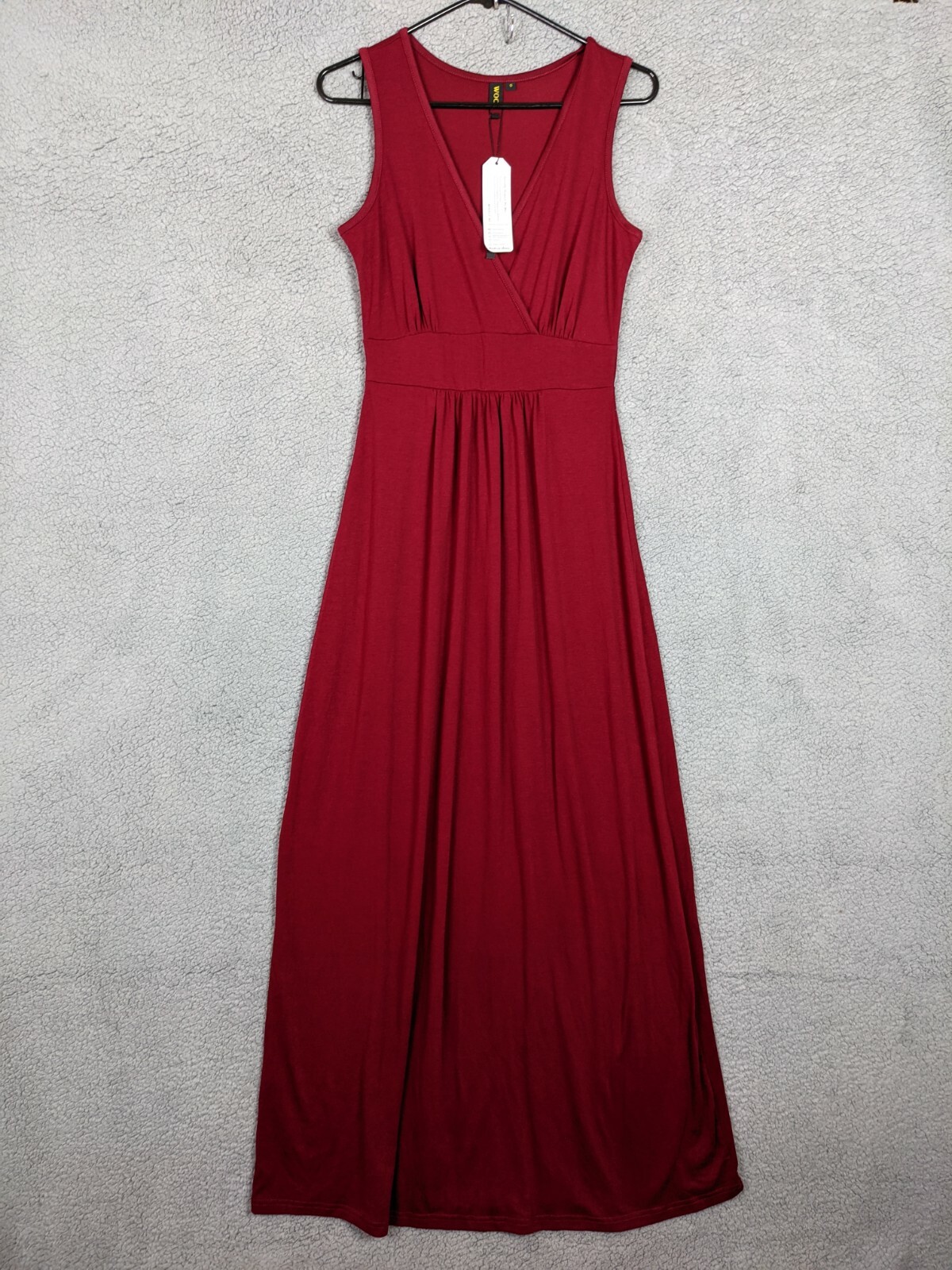 vogues Women's Deep V-neck Maxi Dress 