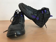 Nike Boys Shoes Jordan 12 Retro Black Dark Concord DH0905 005 Size 6.5Y
