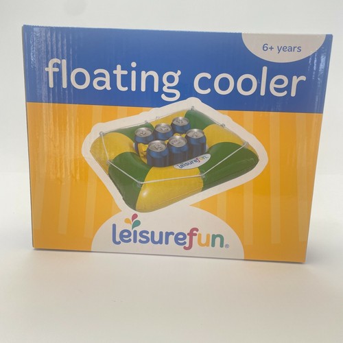 Drink Cooler Leisurefun Floating Esky Chilli Bin Blue And White Pool Spa Fun - Picture 4 of 8