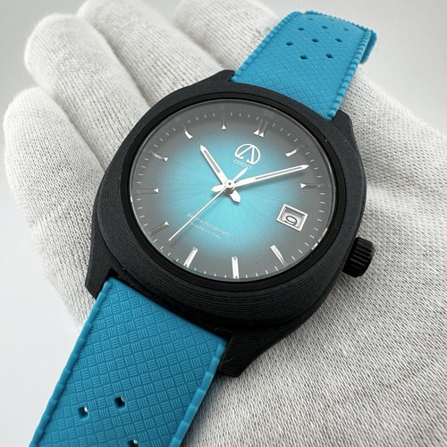 Orologio Uomo Aion Made In Italy Automatic NH35 Cassa In Carbon Fiber 40mm Nuovo - Foto 2 di 16