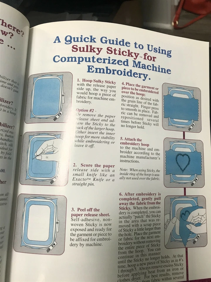 SULKY SECRETS TO SUCCESSFUL STABLIZING PROJECT BOOK, SEWING TIPS JOYCE DREXLER - Image 4 of 4