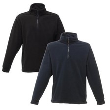 Regatta BLACK or NAVY DARK BLUE Overhead Half Zip Neck Pullover Fleece S - XXXL