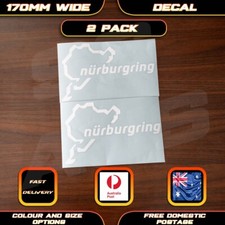 Nurburgring Nordschleife Style Sticker Decal. Fits Euro Car Bumper Laptop Turbo