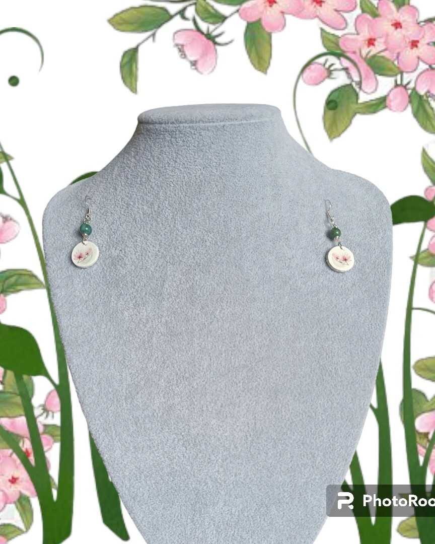 Boucles d'oreilles en cuir légères avec serpentine anti-irritations
