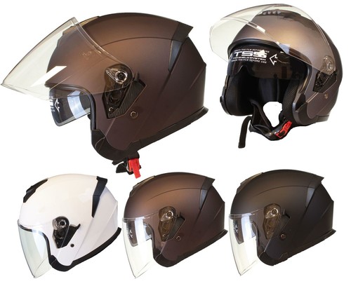 VISO APERTO CASCO DA MOTO SCOOTER MOTO Matt Black visiera parasole  integrata | eBay