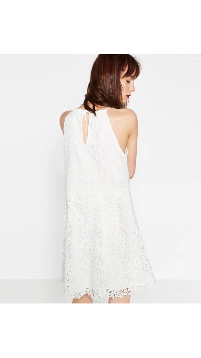 Vestido de sales renda zara