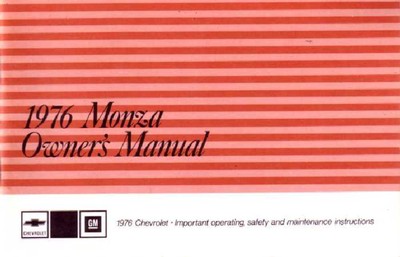 1976 Chevrolet Monza Owner's Manual