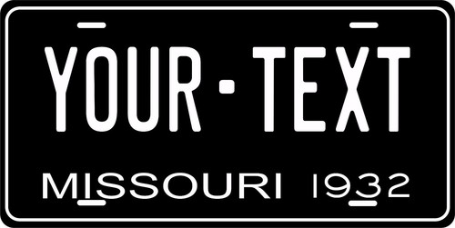 Missouri State Tag Custom Auto ODER Motorrad Neuheit personalisierte Nummernschilder - Bild 16 von 56