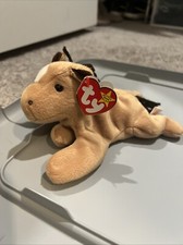 Ty Beanie Babies Derby the Horse New With “Tag Errors” 1995 RARE!