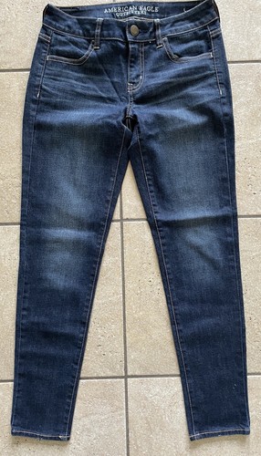 American Eagle Super Stretch Jegging Blue Jean/Denim-Size 2 Regular-EUC - Picture 2 of 4