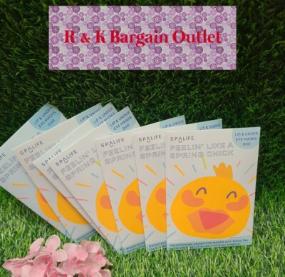 7 ~ Spa life Feeling Like A Spring Chick Lip And Under Eye Mask Duo .21 oz