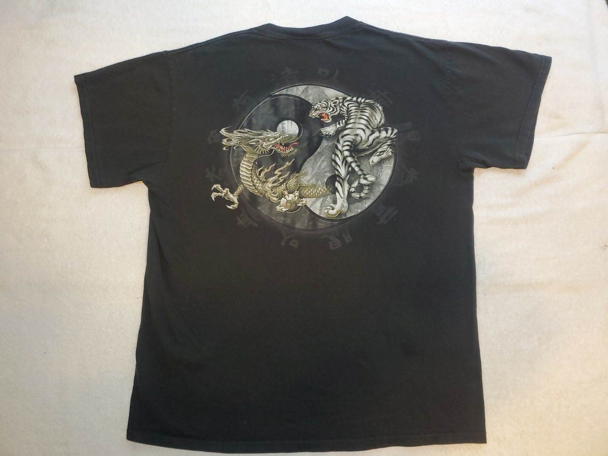 ah muderz × champion yin & yang l/s w/b YIN YANG DRAGON AND PHOENIX Set 2 x 1 Oz Silver Coin 5000