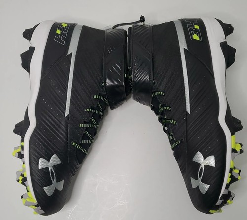Under Armour Harper 3 Mid RM Mens Baseball Cleats Black Choose Your Size NEW UA - Picture 6 of 11