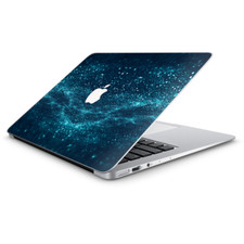 Skin Decal Wrap for Macbook Air 13 Inch 13" - blue nebula meteor shower