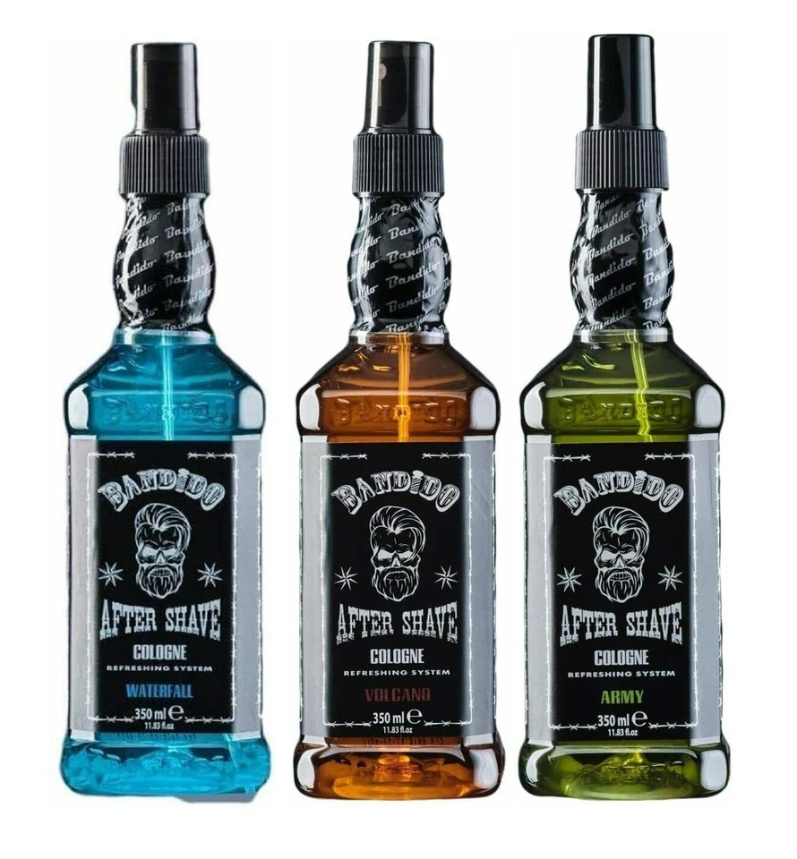 Bandido Aftershave Cologne 70° 350ml ( Army , Volcano , Waterfall)