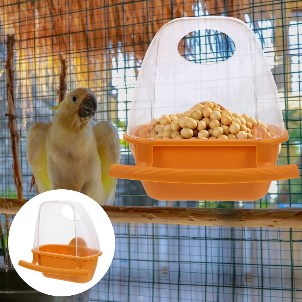  proof bird feeder Bird Cage Water Feeder Parrot Feeding Box Bird Food