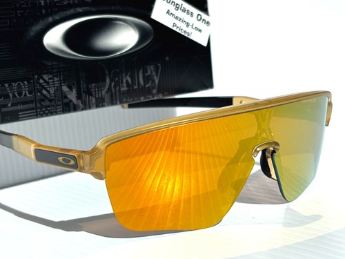 NEW Oakley CORRIDOR SQ Matte Trans Light Curry PRIZM 24K Gold Sunglass 9415-04 - Picture 4 of 19