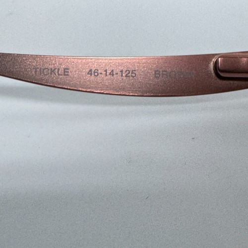 Monturas de gafas Lucky Brand marrón cosquillas ojo de gato niñas 46-14-125 H16369 - Imagen 5 de 7
