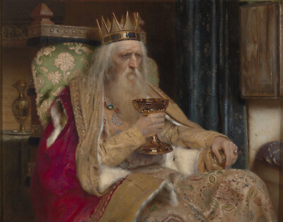 Pierre Jean Van der Ouderaa - The King of Thule (1896) - 17''x22'' Fine Art Print