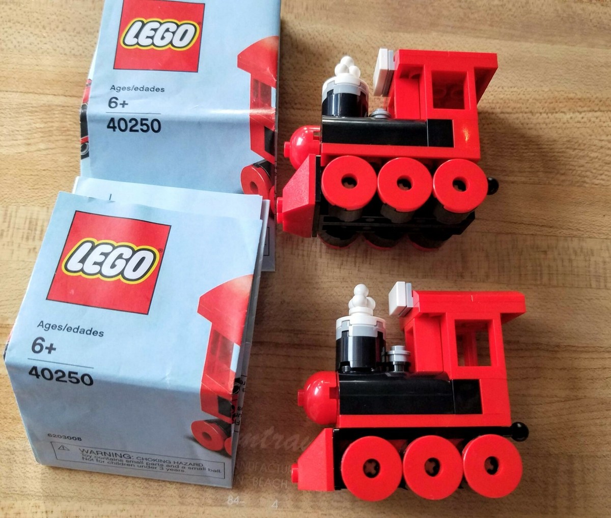 LEGO 40250 Christmas Promotional Two(2) Train Engine Figure