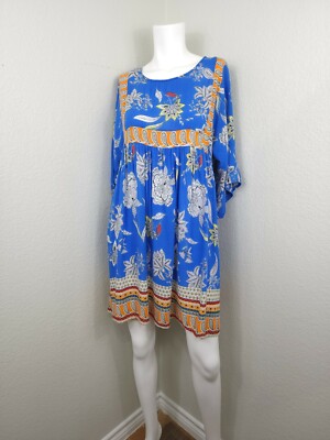 Shoreline Bohemian Half Sleeve Womens Dress Size Small