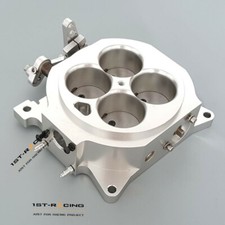 New 1.75 Core Cnc Billet Aluminum 1000cfm 4150 Flange Carburetor Throttle Body New 1.75 Core Cnc Billet Aluminum 1000cfm 4150 Flange Carburetor Throttle Body