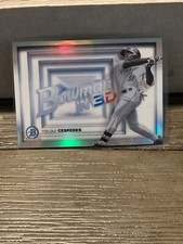 2022 Bowman in 3-D! Yoelqui Cespedes G54 Chicago White Sox #B3D-8