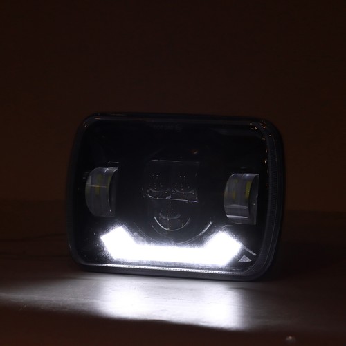 Par de faros LED 5x7" 7x6 haz alto/bajo DRL para camioneta Toyota 82-95 Tacoma 95-97 - Imagen 12 de 14