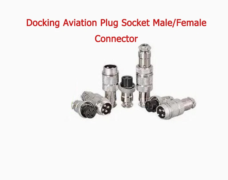GX16-2Pin/3P/4P/5P/6P/7P/8Pin Docking Aviation Plug Socket Male/Female Connector - Image 3 of 4