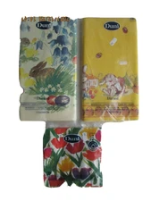 Duni Dunicel 2 Bunny Tablecloths 120x180 cm 1 Pkg (20) 33 cm Floral Napkin