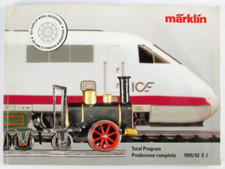 Marklin 1991 1992 E-I Total Program Model Train Catalog Italian and English Text