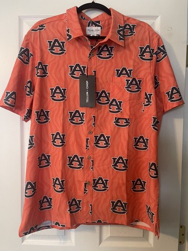 Auburn Tigers Orange Stripe Hawaiian 