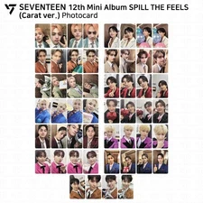 SEVENTEEN 12th Mini Album SPILL THE FEELS Carat Ver Official Photocard KPOP